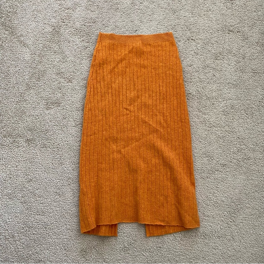 Free People Skyline Cashmere Midi Skirt